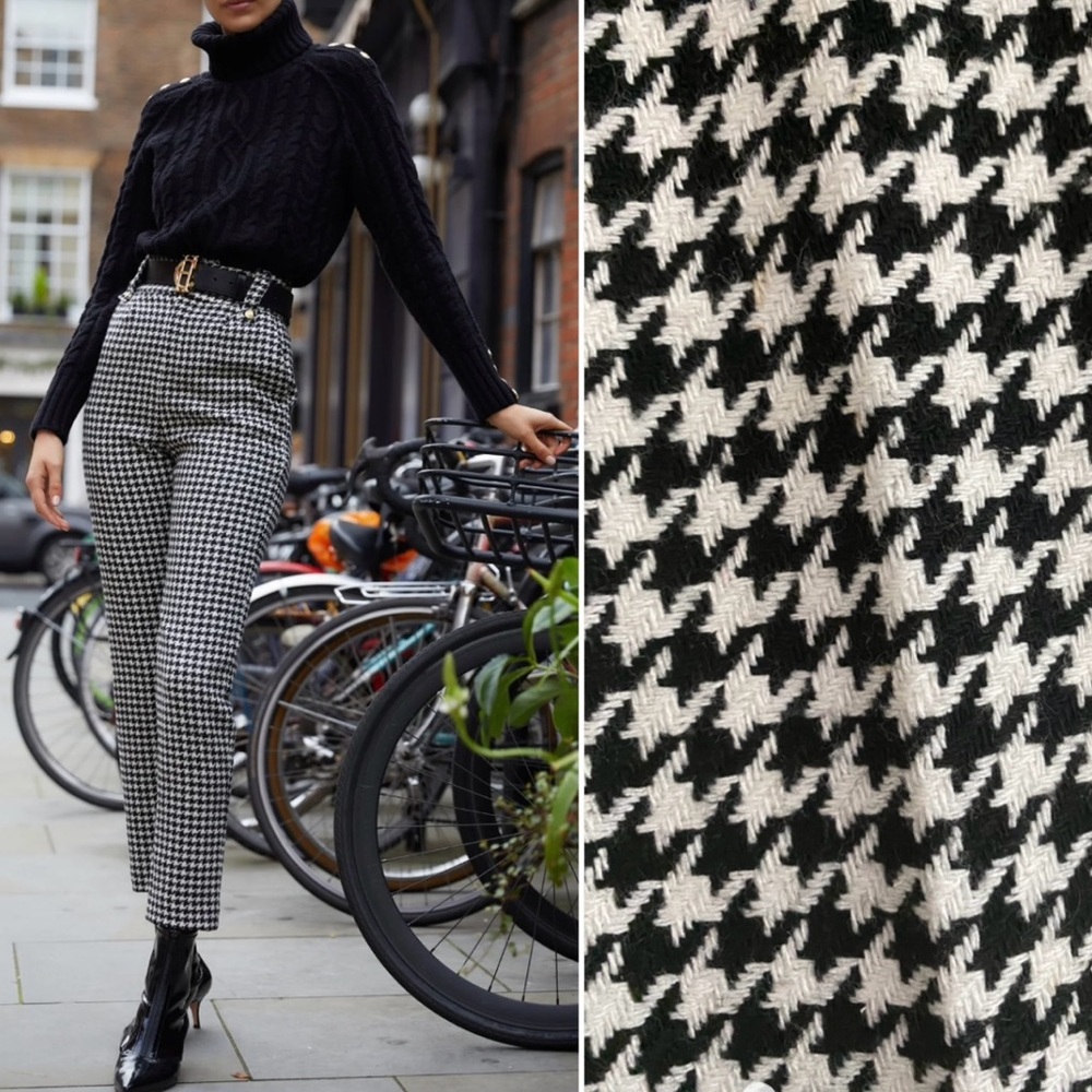 Topman Houndstooth Skinny Pants